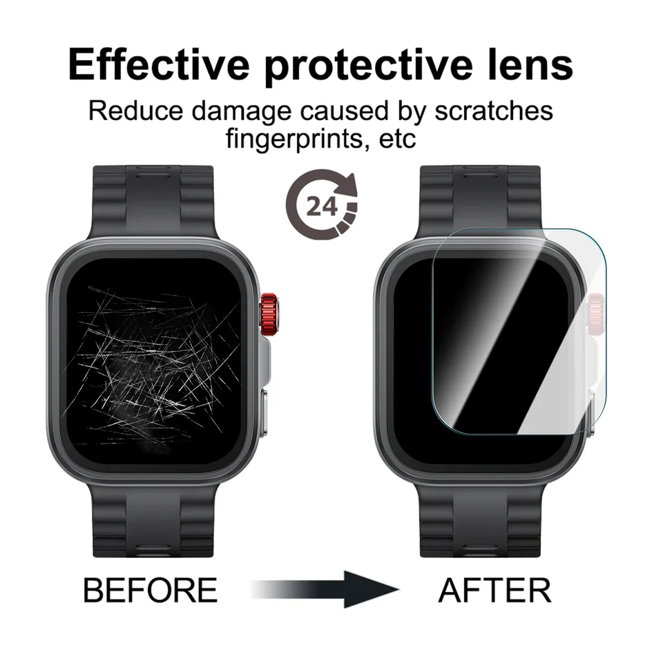 Vidrio Templado 9H Protector de Pantalla para Huawei Watch Fit 4 Pro, HD Transparente Anti Rayaduras Fácil Instalación Película de Vidrio, Cubierta Protectora para Smartwatch Accesorios de Repuesto 4