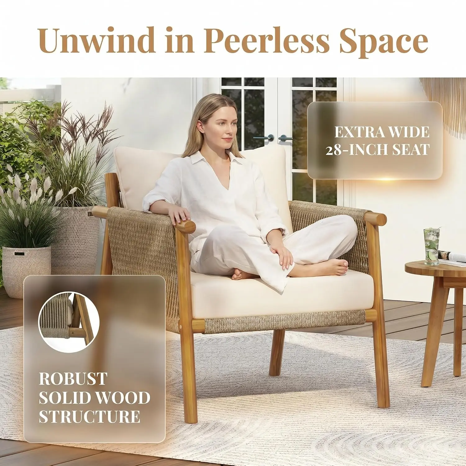 Dış Mekan Masif Ahşap Koltuk, - Deck Chair Lounger incelemesi ve fiyatı