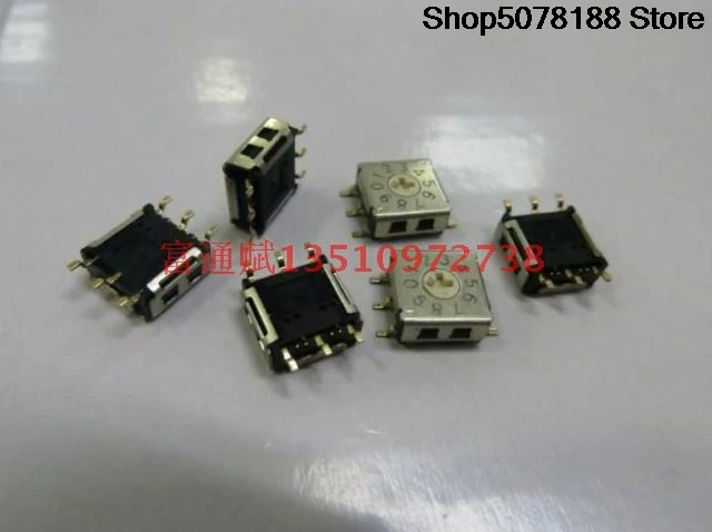 Original Taiwan Yuanta DIP 0-9 rotary switch Digital switch 3:3 patch code switch ring code switch