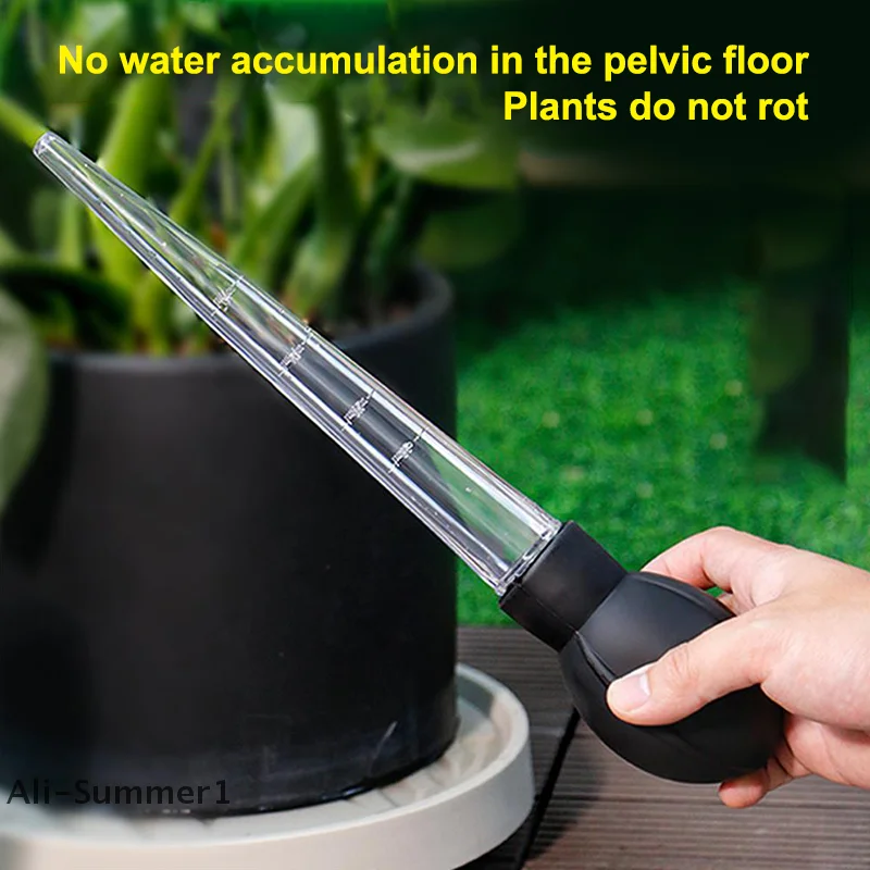 【E】1/2/3 قطعة من البلاستيك الشفاف وعاء الزهور صينية امتصاص الماء معالج ضخ المياه 30 مللي امتصاص الماء لأدوات الحدائق #3