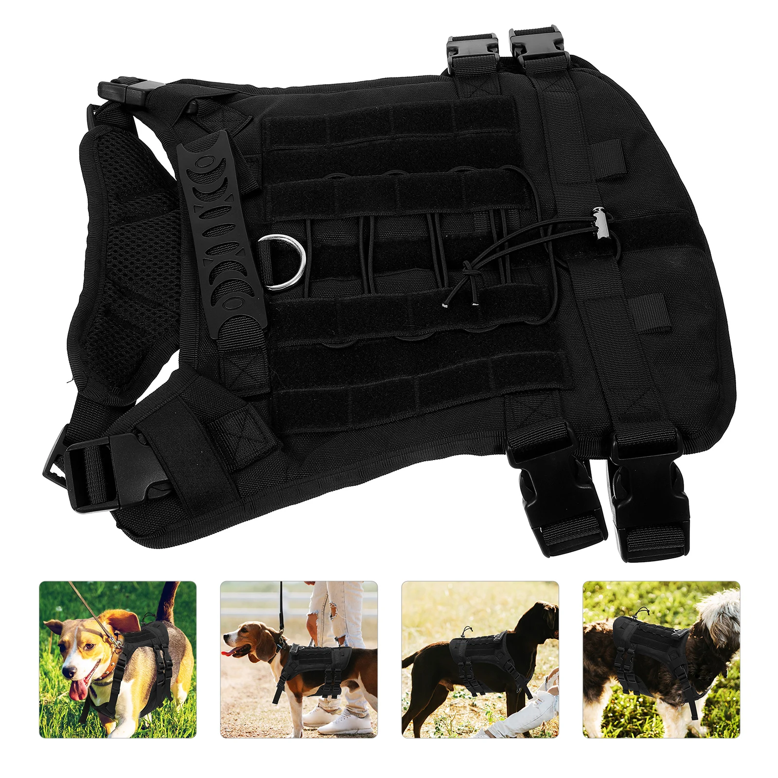 

Adjustable Dog Harness Vest Wear-Resistant Breathable Comfortable For Walking Training Outdoor Use Strong Durable Pet