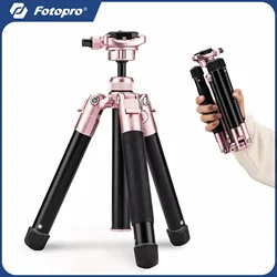 Fotopro Mini Tripod 152CM Lightweight Travel Tripod with BallHead Phone Mount Detachable Selfie Stick Camera Phone Tripod Free-1
