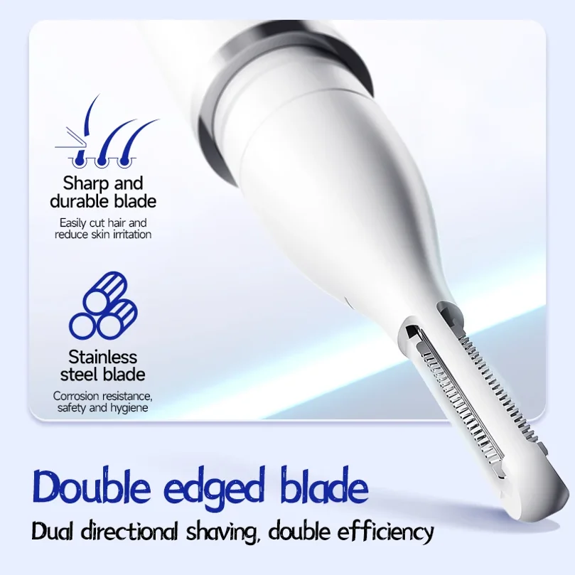 Electric Nose Hair Trimmer for Men Women Multi-Functional Ear  Eyebrow Trimmer with LED Display Rechargeable Personal Razors