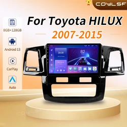 Car Radio for Toyota Fortuner HILUX Revo Vigo 2007-2015 Video Player Autoradio Navigation GPS Android 13 No DVD 2Din