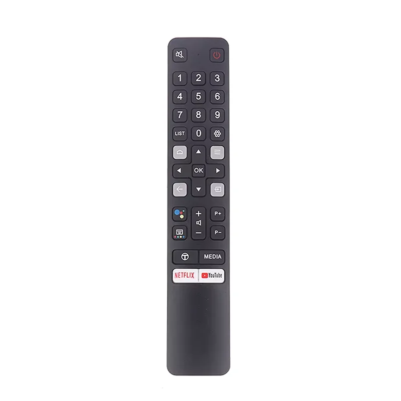 New RC901V FMR1 For TCL Android 4K LED Smart TV Remote Control RF w/ Netflix Youtube Apps