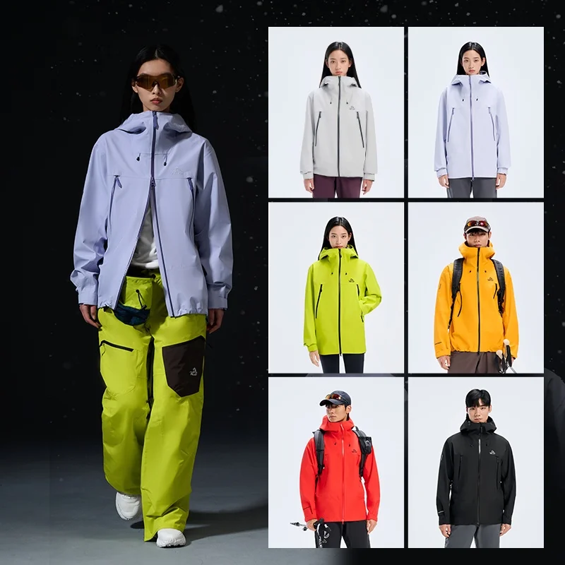 ل Pelliot 2025 الشتاء في الهواء الطلق سترة شل صلبة للرجال النساء جميع الأحوال الجوية خفيفة الوزن لينة شل الملابس للمشي لمسافات طويلة #3