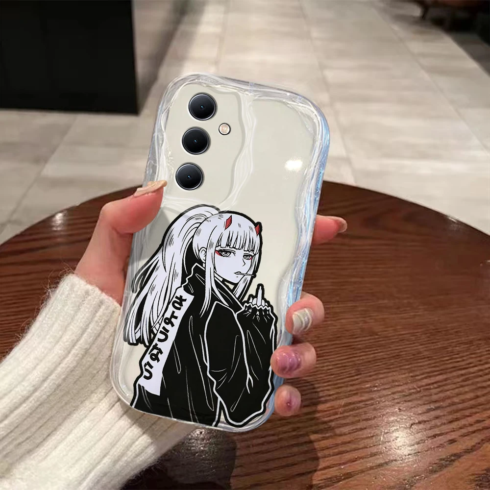 Anime Darling in the Franxx 3D Wave Case For Xiaomi Redmi 13C 12 12C 10C 9C A1 A2 K50 K40 Note 13 12 11 10 Pro Plus 4G 5G Cover