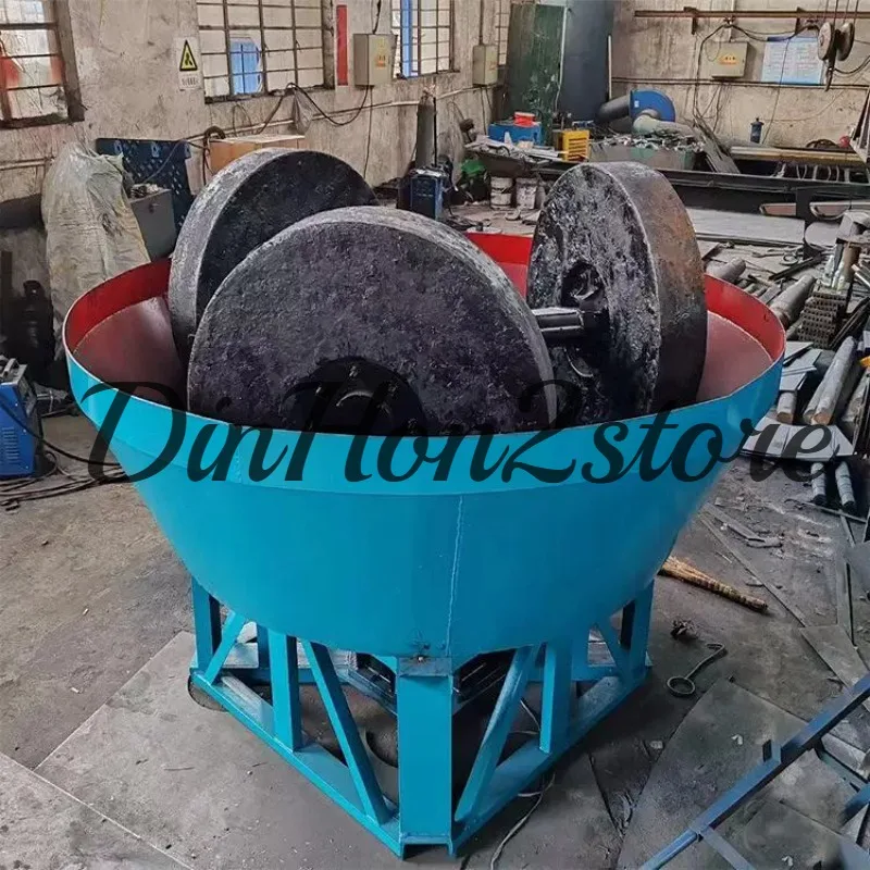 Gold Ore Grinding Machine - Wet Pan Mill And Mineral Processing