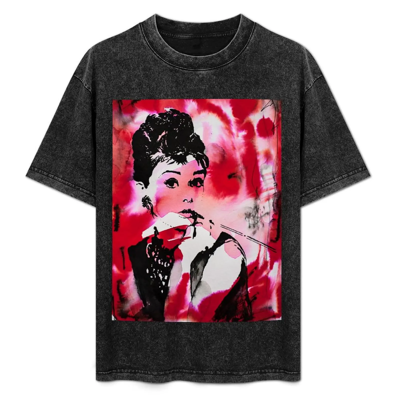 

Audrey Hepburn T-Shirt man t shirt graphic man t shirts graphic t shirts for man pack cotton shirts cotton 100% T-Shirt