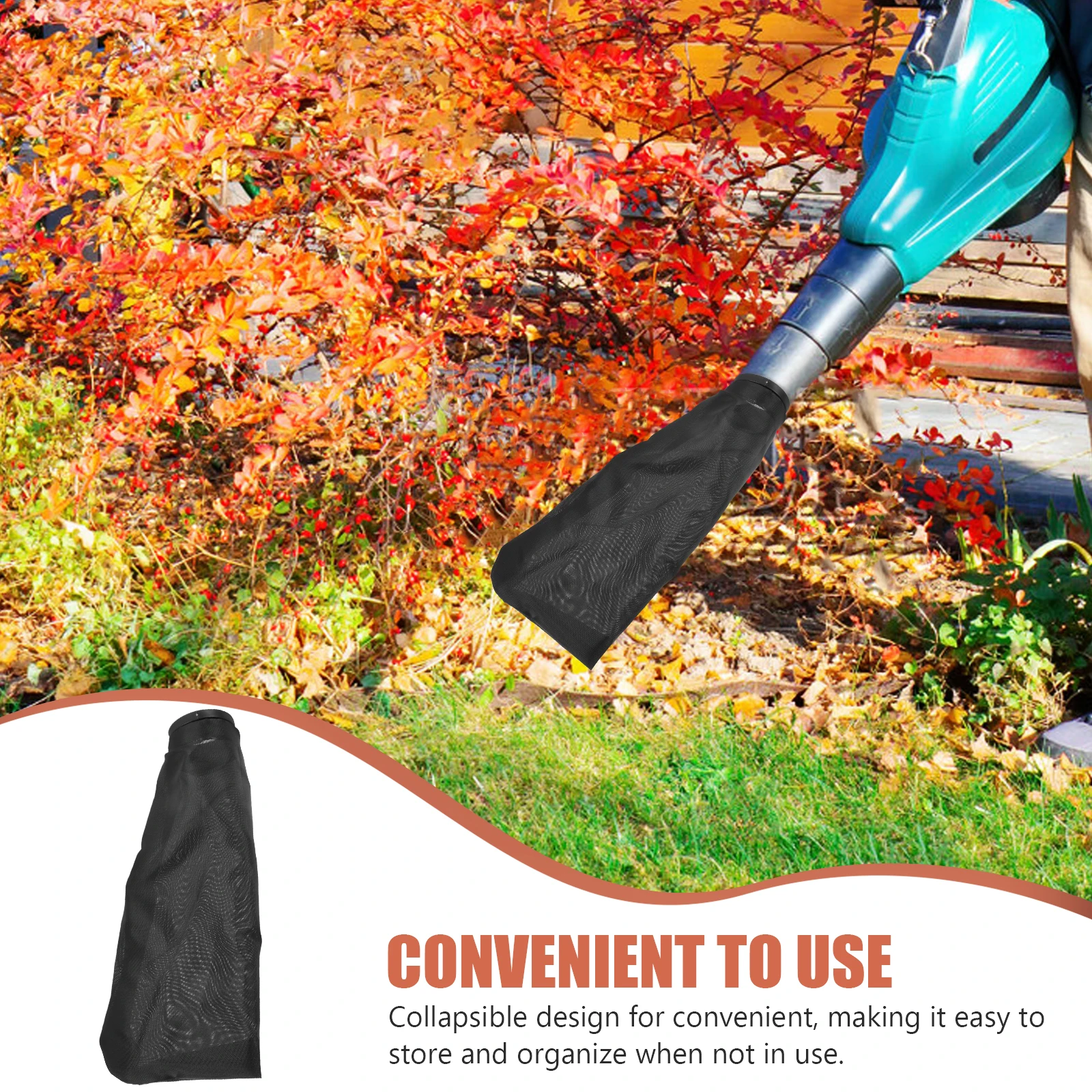 

Air Duster Blower Dust Collector Attachment Reusable Lightweight Bag for Workshop Cleaning and Saw Dust Removal