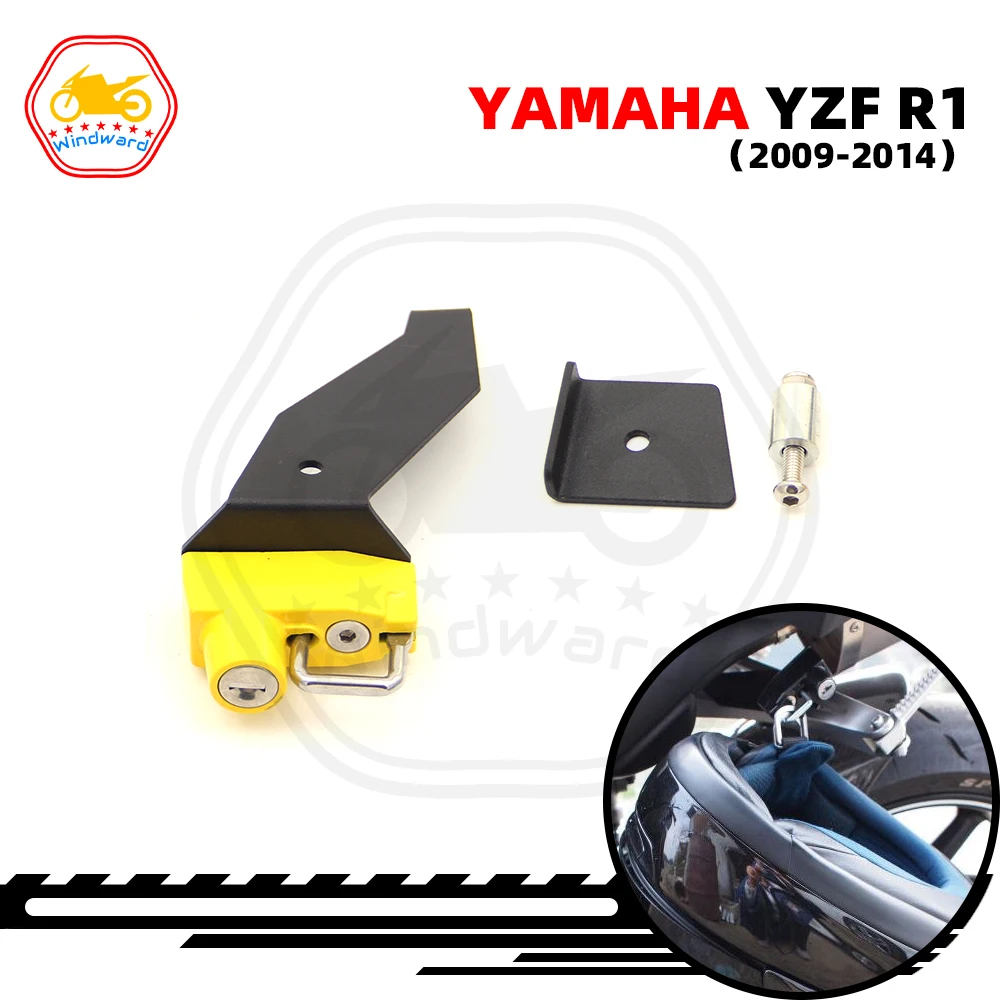 Motorcycle Accessories Anti-theft Helmet Lock Kit Anti-rust Password Lock Fits For YAMAHA YZF R1 2009 2010 2011 2012 2013 2014