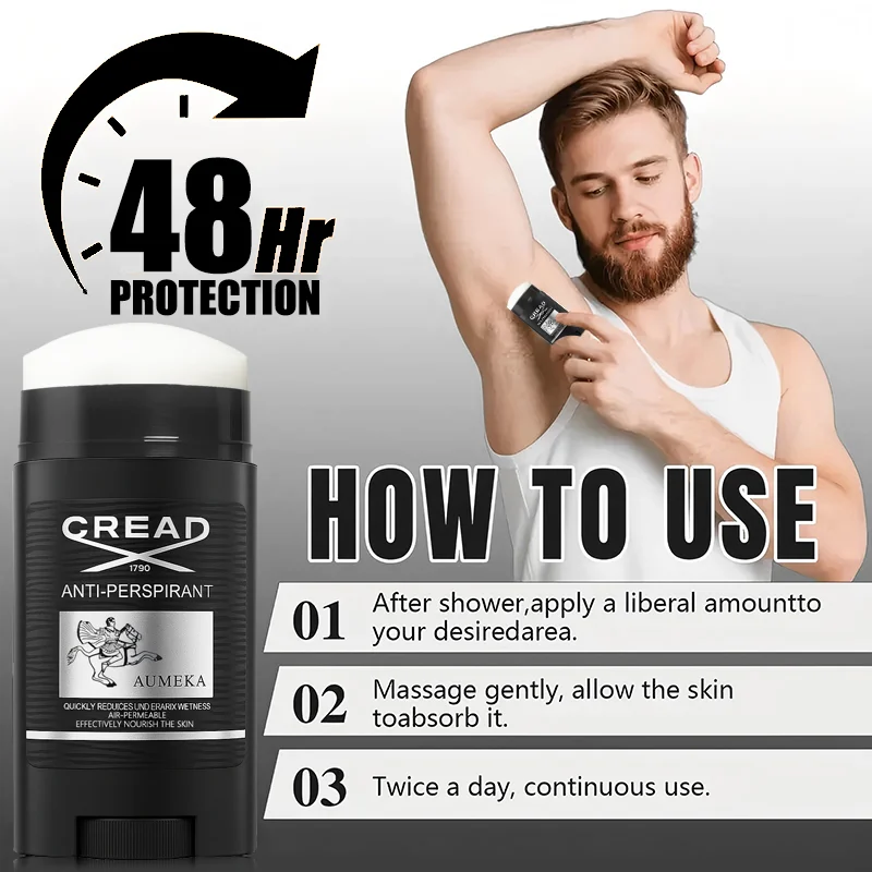 Männer Stick Reinigung Achsel Antitranspirant Deodorant Frauen Tragbare Feste Parfüm Salbe