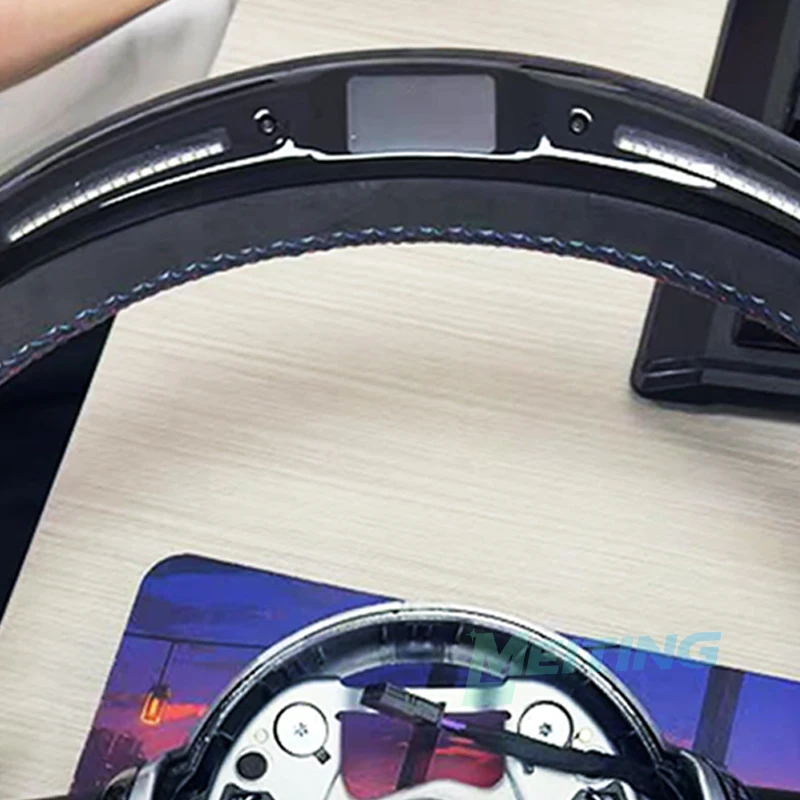 Steering Wheel Modification with LED Lights and Suede Material for BMW F01 F07 F10 F20 F21 F30 F31 F32 F36 M2 F87 M3 M5