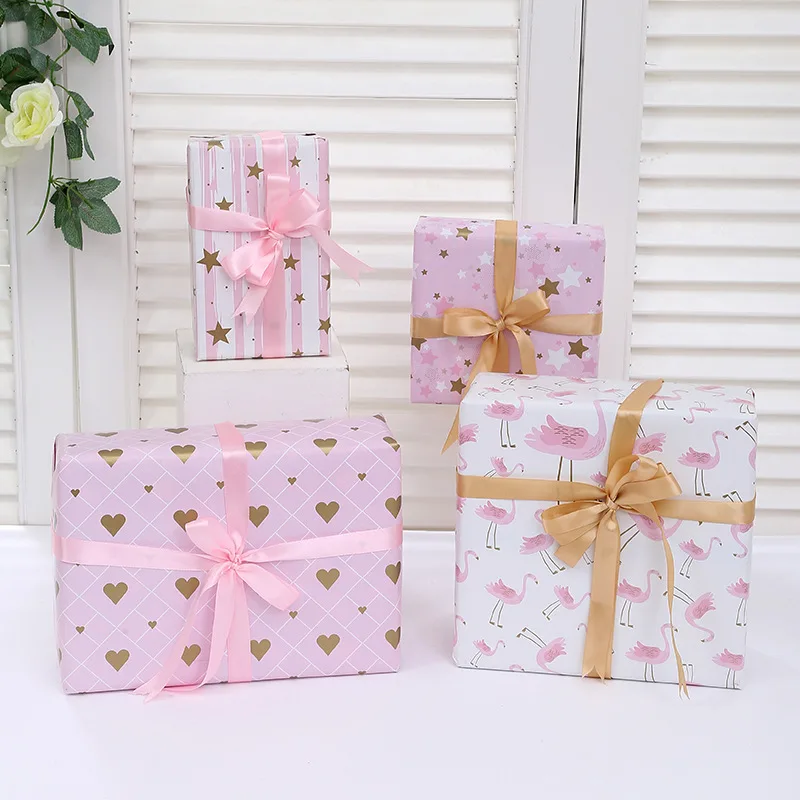 

Premium Coated Paper Acid-Free Gift Wrapping Paper Metallic Gift Paper Natural For Showers Valentine'S Day Birthdays