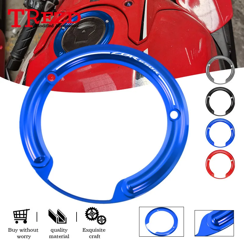 

2024 cbr650r cbr650f cbr400r Motorcycle Fuel Tank Oil Cap Decorative Ring Covers Protector For Honda CBR650R CBR650F ABS CBR400R