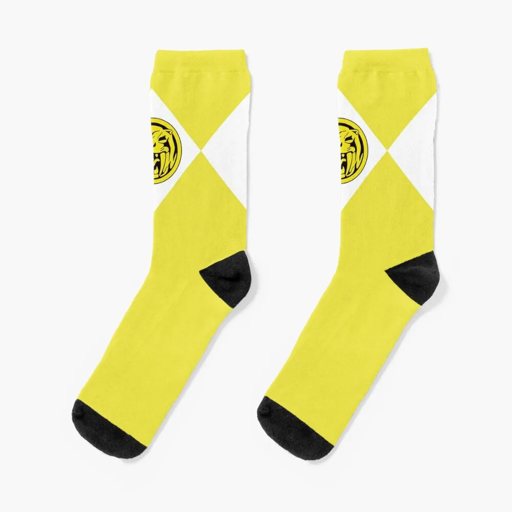 

MMPR Yellow Ranger With Coin Socks compression socks compression stockings Women