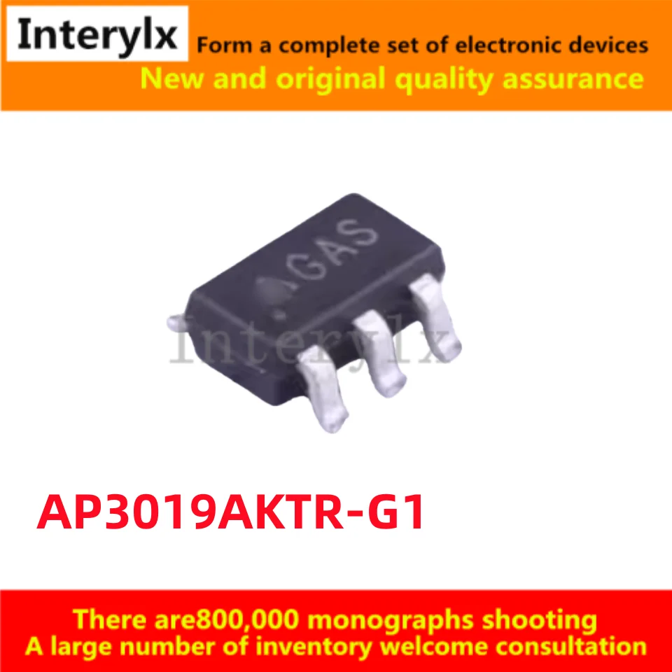 10Pcs/Lot Original AP3019 AP3019AKTR-G1 AP3019AKTR SMD SOT Marking GAS LED Boost Driver Chip