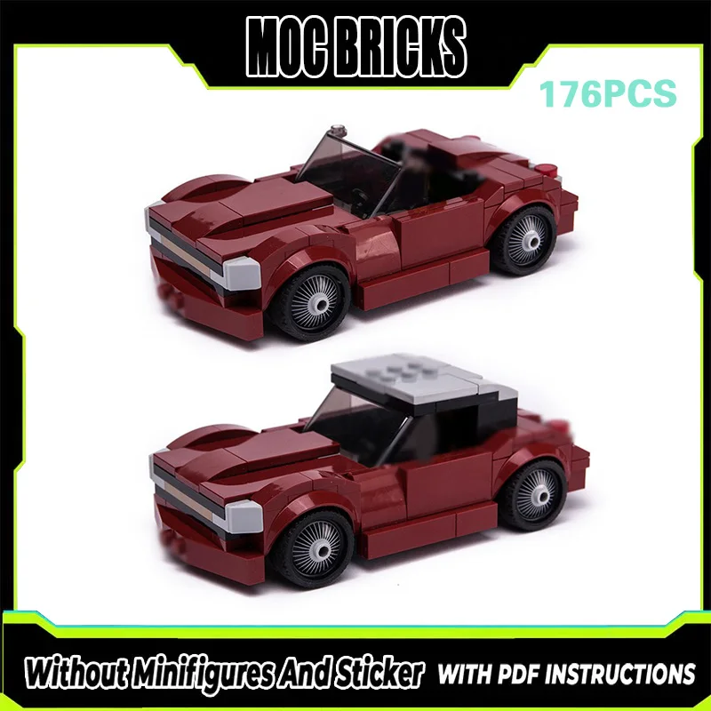 

Конструктор City Car Model MOC: Модульные Технологичные Кубики для Сборки Кабриолета и Маслкара – Подарки на Праздники, Набор для Детей