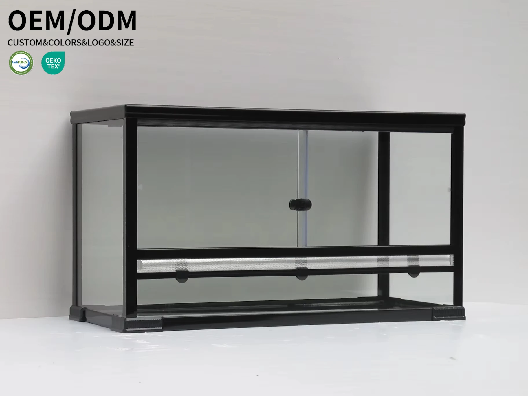 

Rainforest-style waterproof glass terrarium, reptile enclosure, reptile tank, suitable for pet snakes that climb