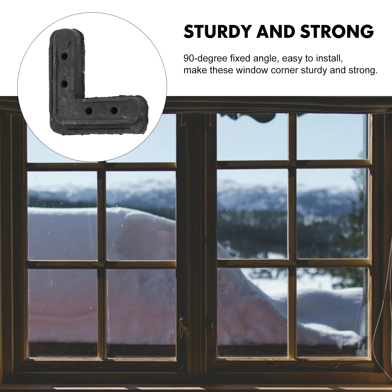 

10pcs Plastic Brackets 90 Degree Angle Window Repair Kit Durable Easy Install Home Screen Frame Bracket Replacement Insect