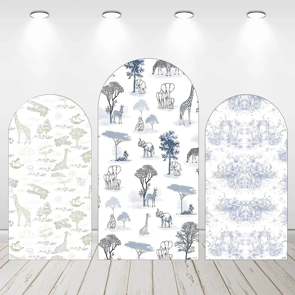 

Mehofond на заказ двусторонний воздушный шар с изображением сафари и джунглей, детский день рождения, вечеринка, чехол для детского душа, арка Chiara, фон для декора, фон