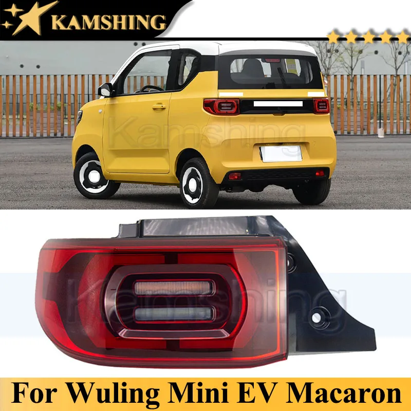 Kamshing Car Light Rear Bumper Tail Light Lamp For Wuling Mini EV Macaron Taillight Taillamp Rear Turn Signal Light Lamp