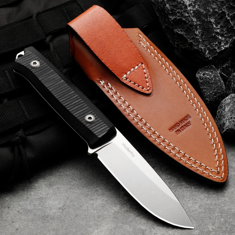 Outdoor Knife Fixed Blade Hiking Hunting Knife Survival Rescue Knife Self Defense Knife Gift for Men