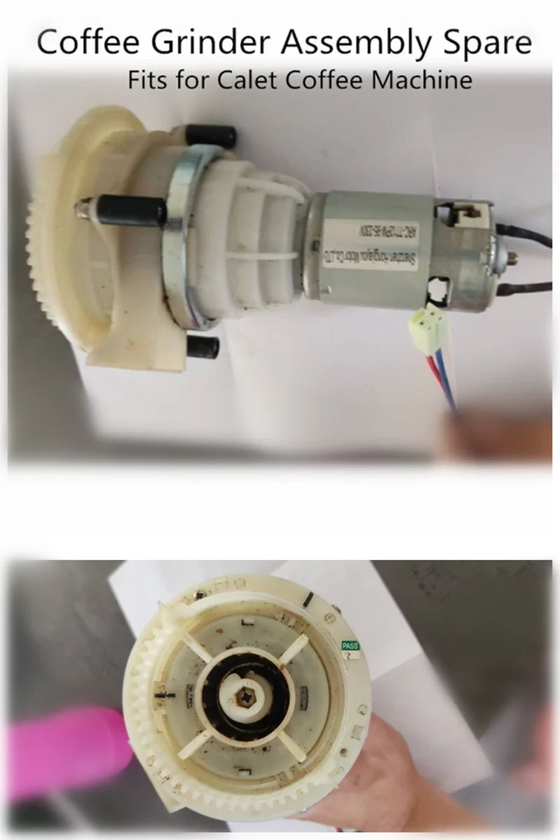 Motor de molinillo/cabrestante para máquina de café Calet, accesorio, conjunto de Motor de molienda, pieza de repuesto