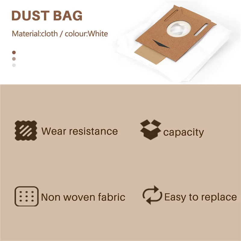 12 حزمة أكياس الغبار فراغ ل Ecovacs DEEBOT OZMO T8 AIVI T8 ماكس T8 سلسلة T9 سلسلة N8 برو زائد N8 برو روبوت فراغ جزء