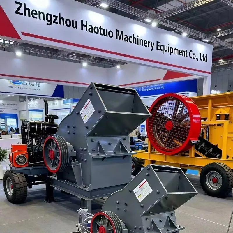 Customized Stone Crushing Production Line Customizable For Small Scale Mining Portable Mini Hammer Crusher