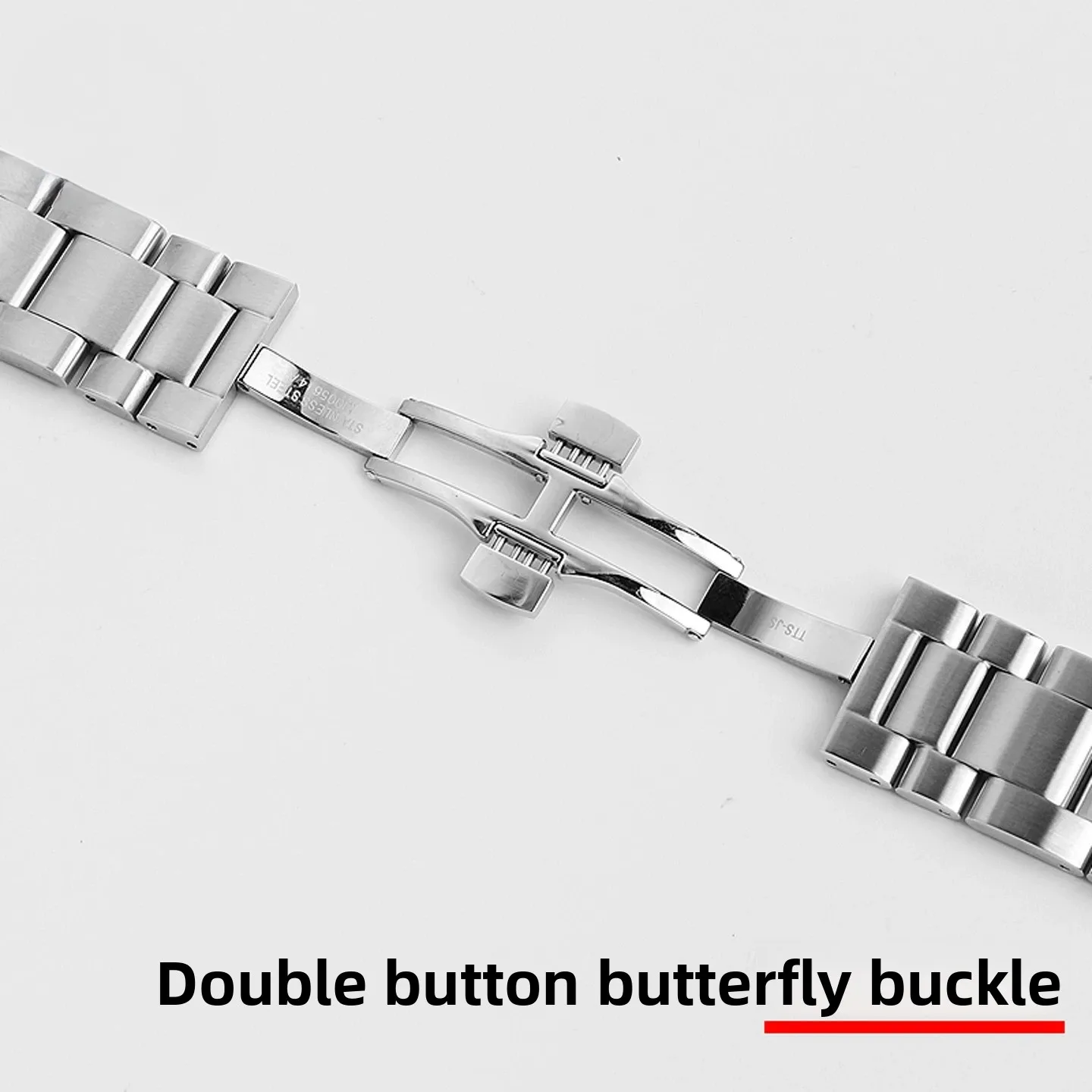 For MIDO Helmsman M005.614 High quality Arc Stainless Steel Watchband Men 23mm Curved End Metal Strap Replace bracelet Wristband