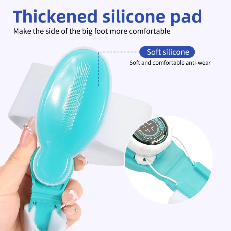 ‌Day/Night Wearable Bunion Corrector - Adjustable Knob Design for Toe Overlapping & Big Toe Misalignment, Hallux Valgus Orthotic