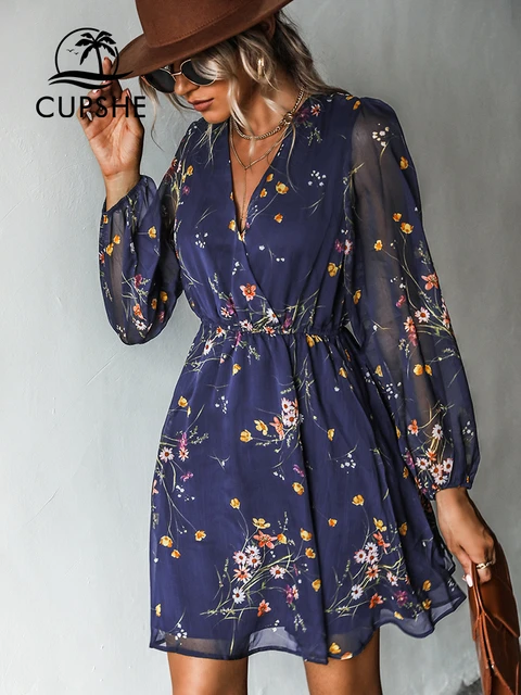 Cupshe floral dress best sale