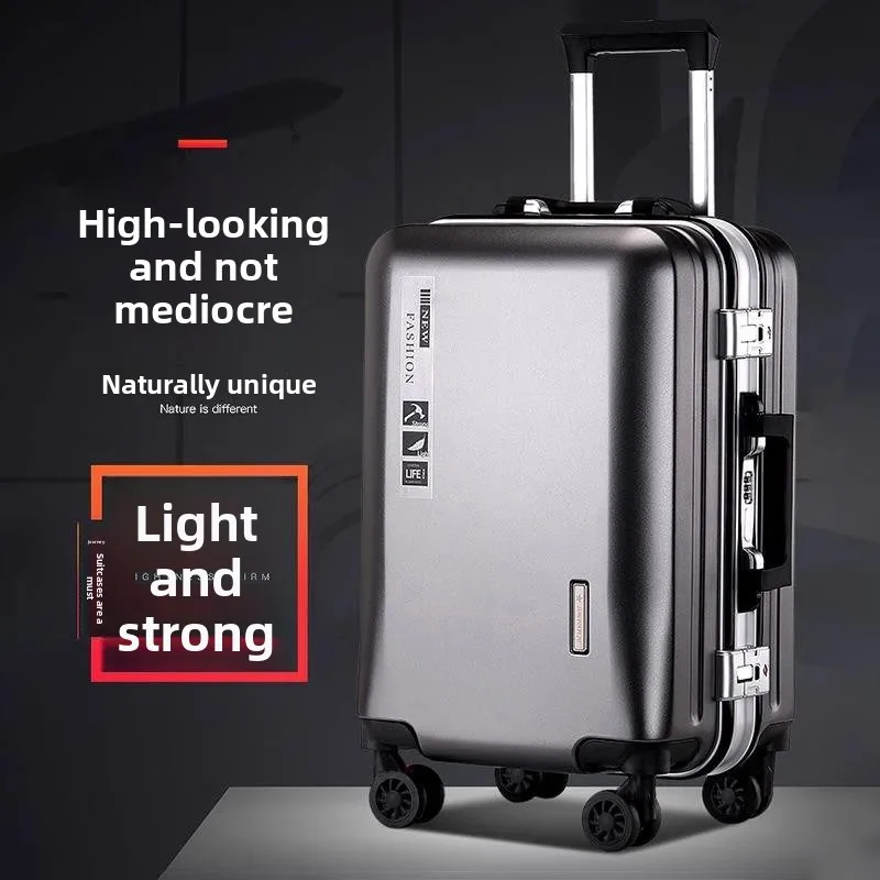 

Thiened Aluminum Frame Lage Suitcase Travel Bag with Pull Rod for Men And Women New Sle 26 Inches with 360 Deee Wheels