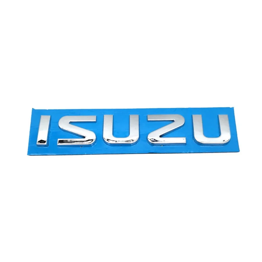 1pcs  ABS ISUZU Letters Logo Car Stickers for Isuzu Ruimai D-MAX MU-X Car Raer Trunk Emblem Badge Refit Styling Accessories