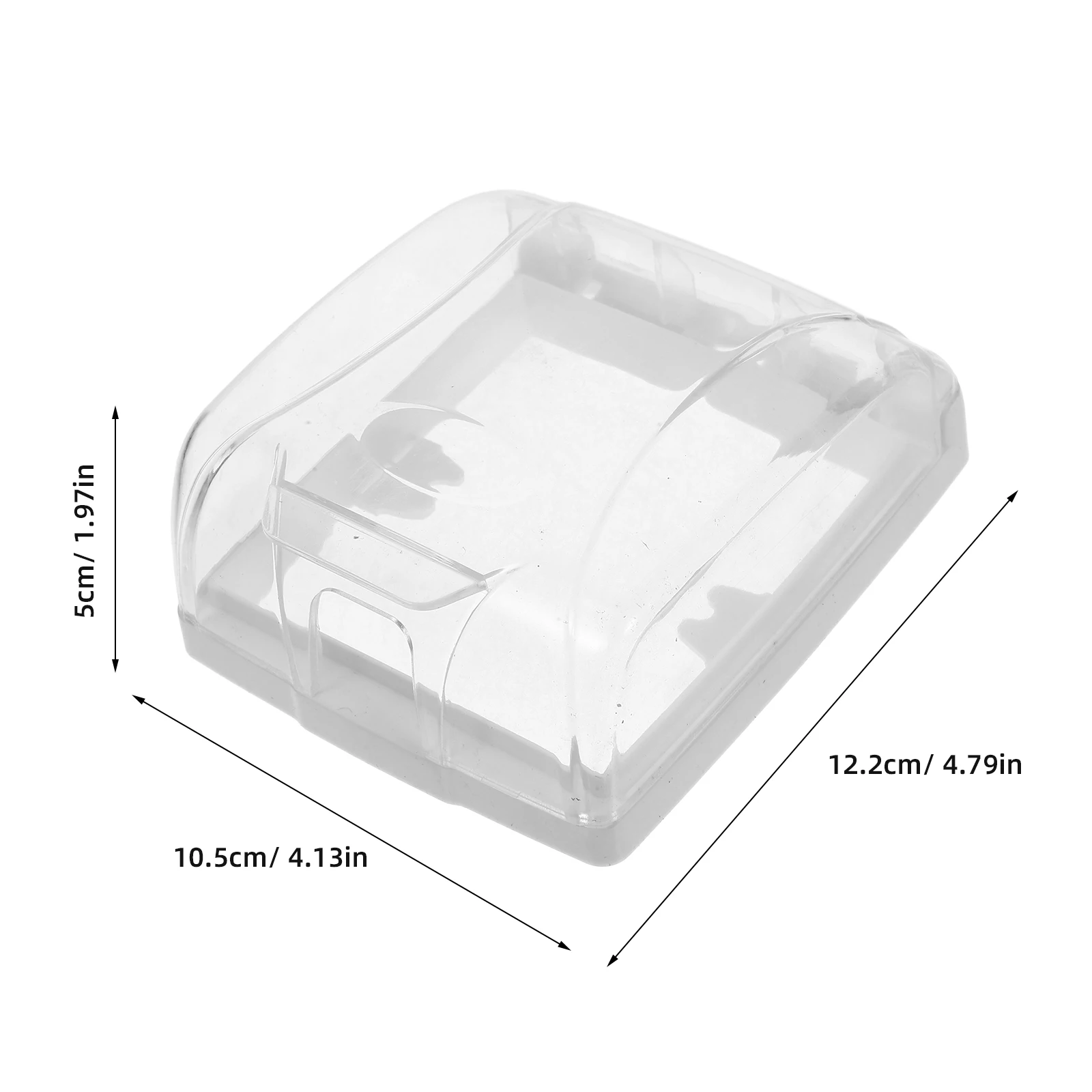 Doorbell Cover Waterproof Universal Splashproof Outside Transparent Easy Installation Chime Box Nest Protective