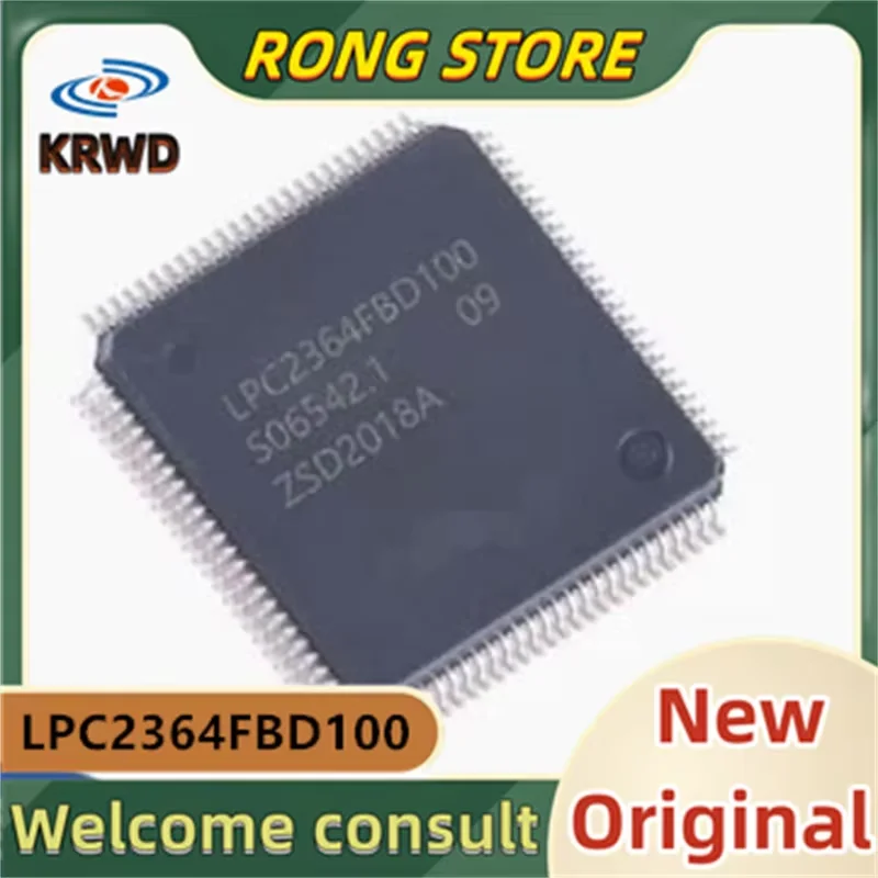 

(2PCS) LPC2364FBD100 LPC2364 2364 LQFP100 New and Original Chip IC