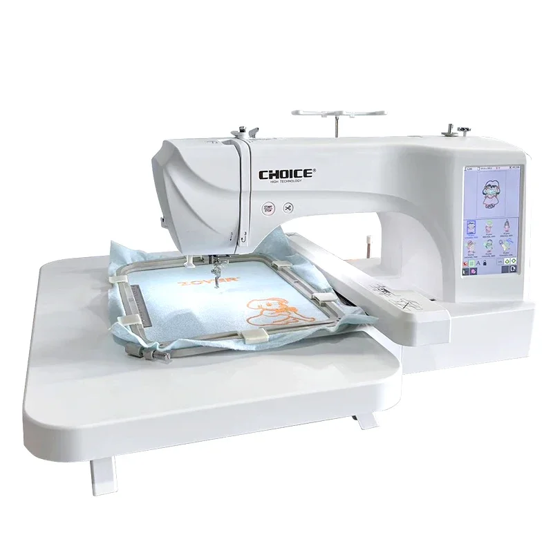 ES6 Computerized Home Use Embroidery Machine With 7'' Touch Screen