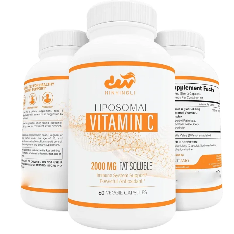 

Liposome Vitamin C | Immune Support and Collagen Booster | Highly Absorbed, High Dose Vitamin C, Zero Soybean, 100% Non GMO