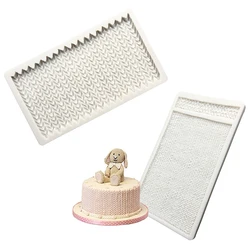 Knitted Sweater Silicone Sugarcraft Mold Cupcake Baking Fondant Cake Decorating Tools