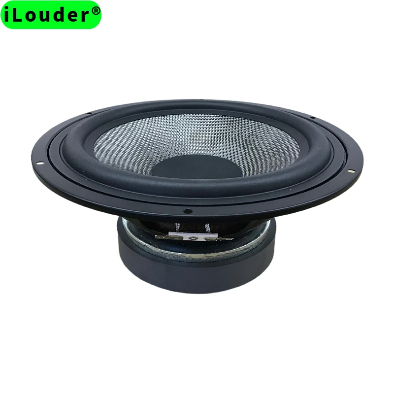 8Inch Carbon Fiber Rubber edge Iron frame 41Hz-6KHz 92DB 4Ω/8Ω Optional Mid Woofer Speaker Rated Power 100W 120mm-Ferrite magnet