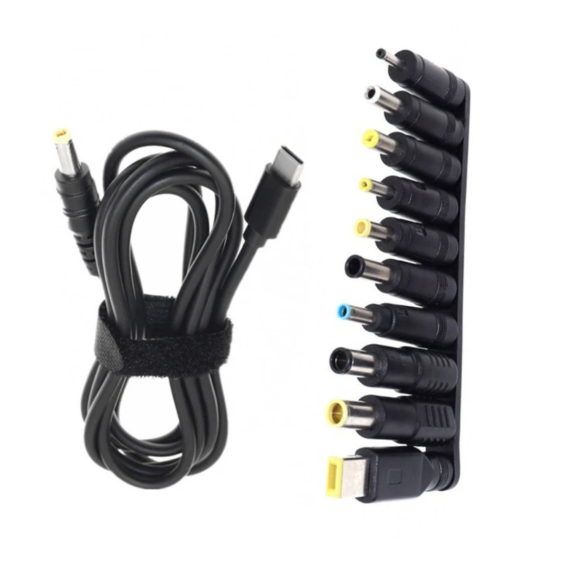 

UsbC TypeC PD100W 65W 20V Decoy Power Cord to DC5.5x2.1mm 4.0x1.7mm 3.5x1.35mm