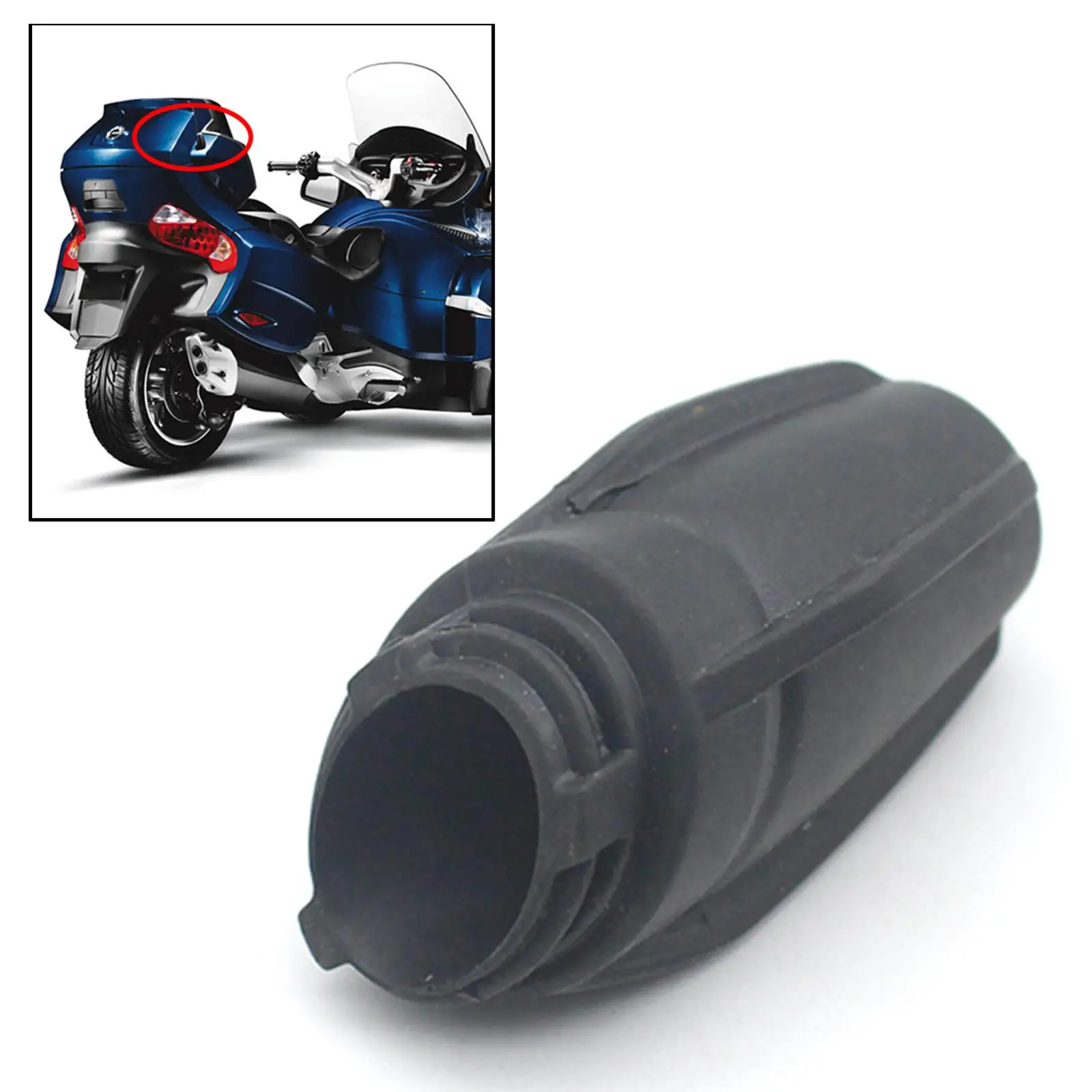 Antenna Radio Cable Rubber Cover Suitable Fit for Bombardier Tricycle