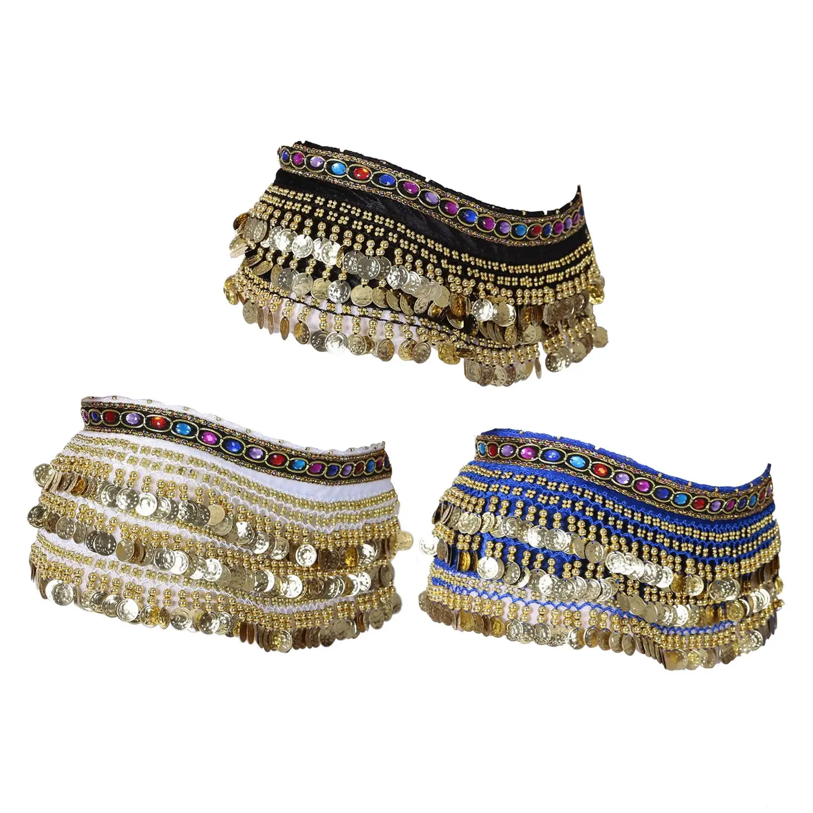 Hip Cachecol Traje para Boate Rumba Dancer, Roupas de Dança do Ventre, Cintura Cadeia