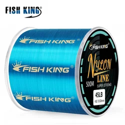 Balık kral 300M 500M Monofilament olta japonya 0.14-0.50MM süper güçlü naylon hattı sazan balıkçılık aksesuarları 4.13-31.28LB