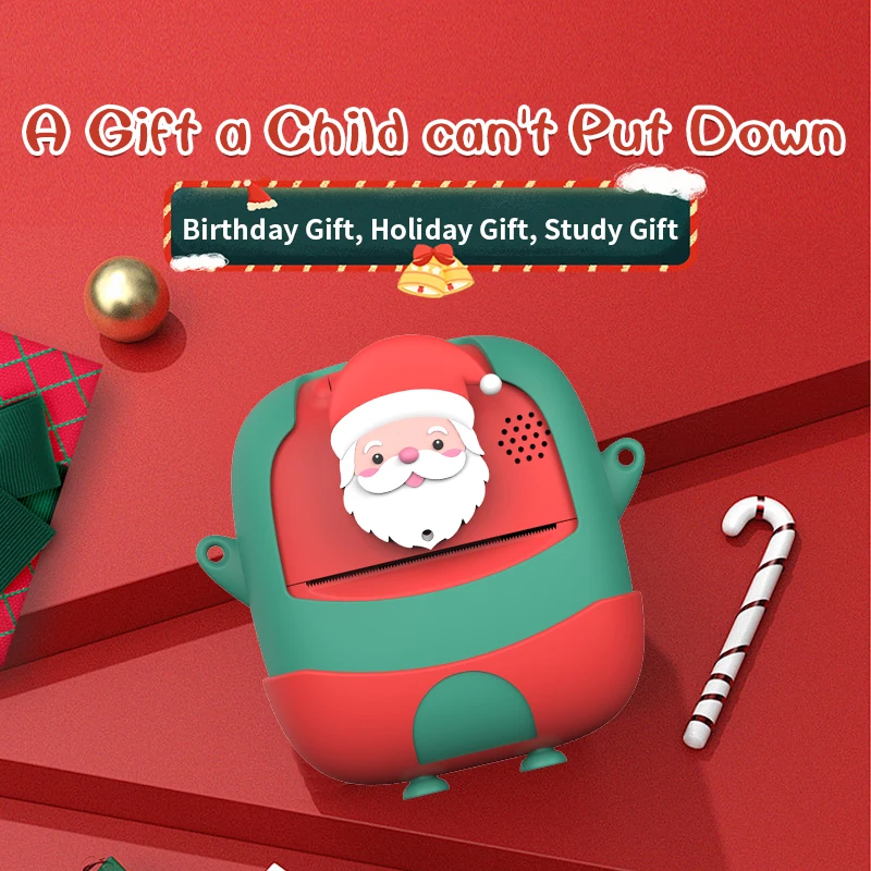 Câmera digital de impressão instantânea - o melhor presente de Natal