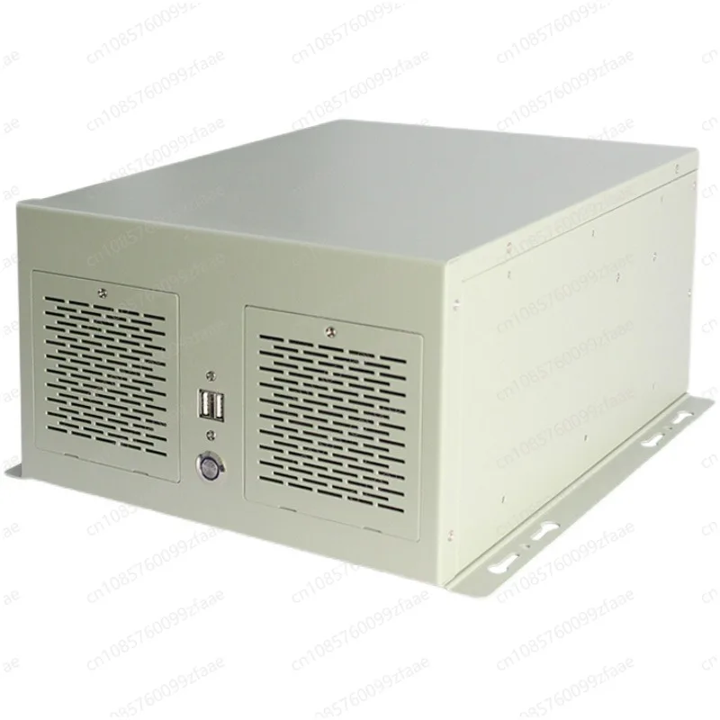 Wall-mounted industrial control chassis 4 expansion slots, multi-serial port support