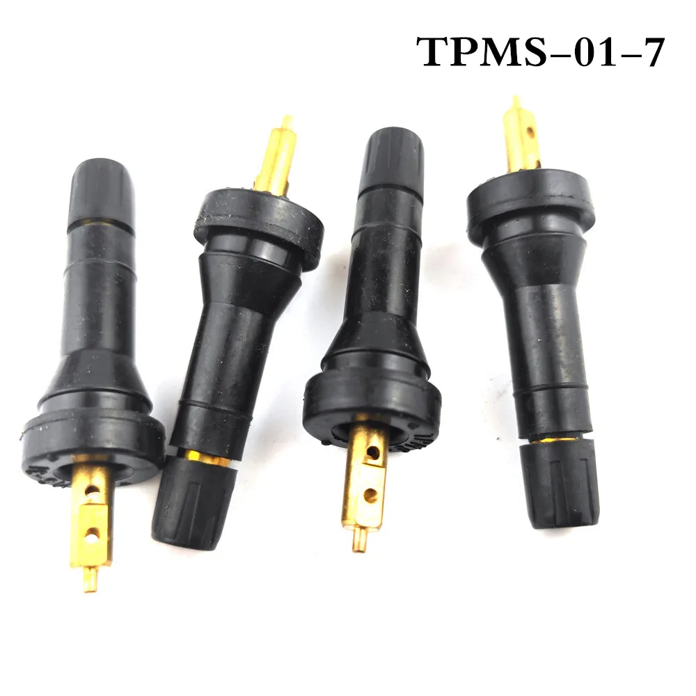 4 szt. TPMS-01-7 do Geely Roewe Venucia D60 T60 TPMS zawory czujnik monitorowania ciśnienia w oponach gumowy zawór mostkowy Auto Accessoires