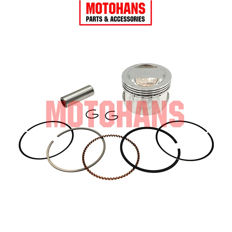 HM15120308 GY6 120CC 52MM BORE 13MM PIN PISTON KIT 4T 50CC 139QMA 139QMB SCOOTER ENGINE PARTS FOR CHINESE SCOOTERS ATV QUAD