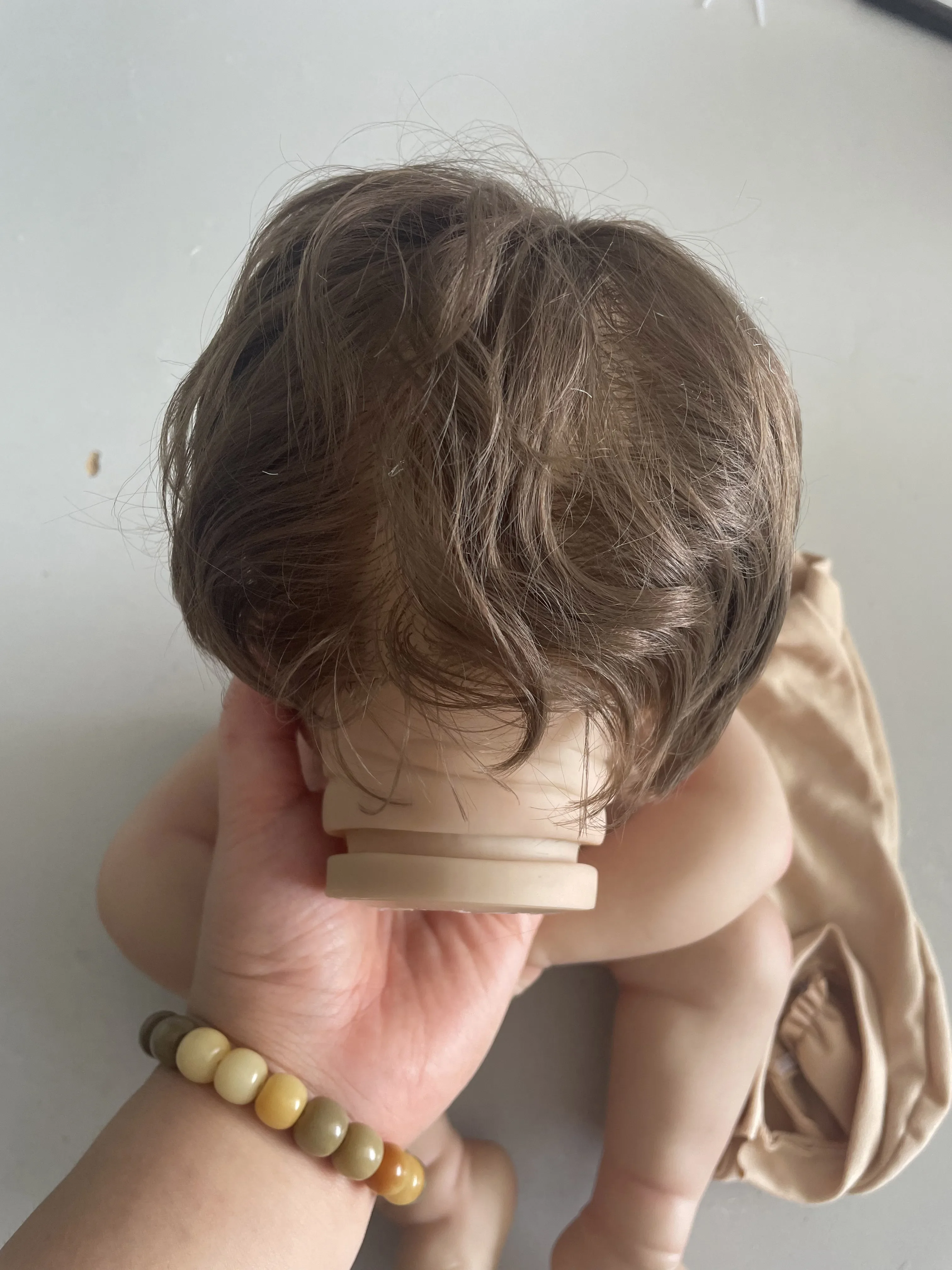 48 سنتيمتر تولد من جديد مجموعات الدمى Loulou مع الجلد ثلاثية الأبعاد Venis العديد من التفاصيل أجزاء الدمية المفككة مع الجسم والعيون القماش